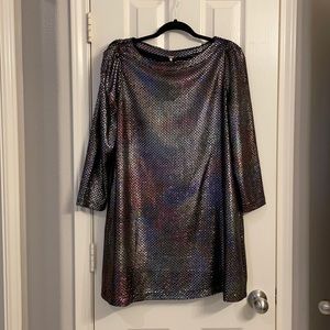 NWT Free People Holographic Dress Size Small